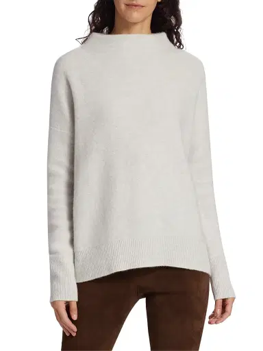 Vince Women's Funnelneck Cashmere Sweater | Thumbnail 3 Vince Women's Funnelneck Cashmere Sweater | Thumbnail 3