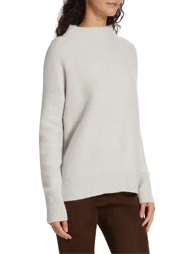 Vince Women's Funnelneck Cashmere Sweater | Thumbnail 4 Vince Women's Funnelneck Cashmere Sweater | Thumbnail 4