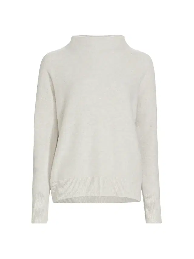 Vince Women's Funnelneck Cashmere Sweater - Platinum