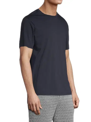 Vince Men's Crewneck Short-Sleeve T-Shirt - Coastal Blue - Size XXL | Thumbnail 4