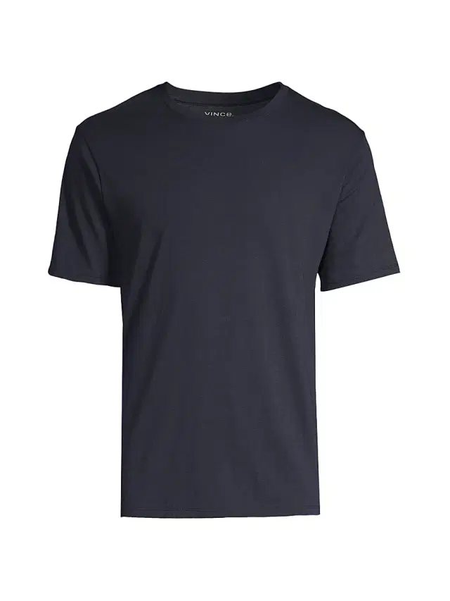 Vince Men's Crewneck Short-Sleeve T-Shirt - Coastal Blue