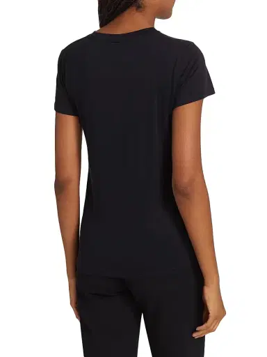 Vince Women's Cotton Crewneck T-Shirt - Black - Size XXS | Thumbnail 6