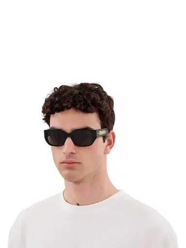 Bottega Veneta Men's Intrecciato Wirecore 51MM Rectangular Sunglasses | Thumbnail 2 Bottega Veneta Men's Intrecciato Wirecore 51MM Rectangular Sunglasses | Thumbnail 2
