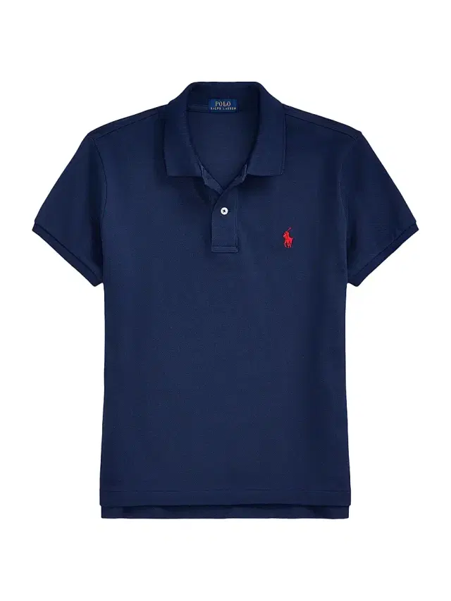 Women's Classic Fit Short-Sleeve Polo - Newport Navy Red