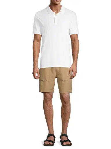 Vince Men's Classic Polo Shirt - White - Size XXL | Thumbnail 2