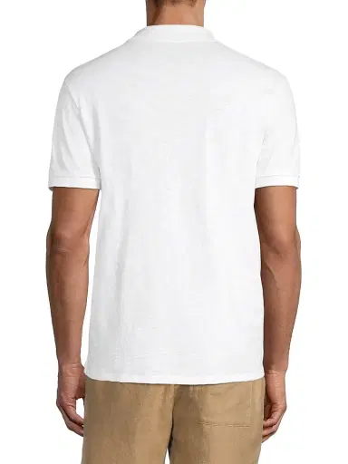 Vince Men's Classic Polo Shirt - White - Size XXL | Thumbnail 5