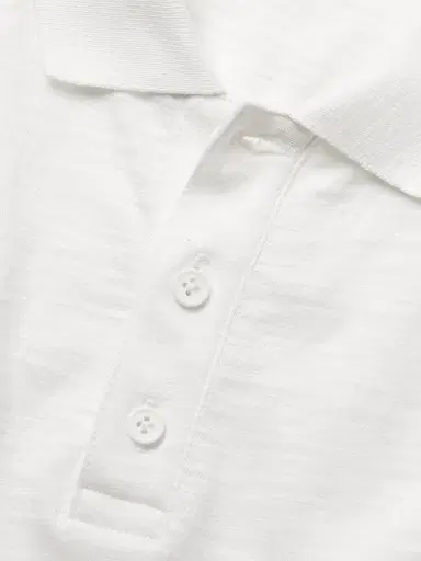 Vince Men's Classic Polo Shirt - White - Size XXL | Thumbnail 6