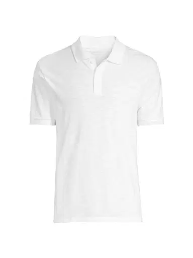 Vince Men's Classic Polo Shirt - White - Size XXL | Thumbnail 1