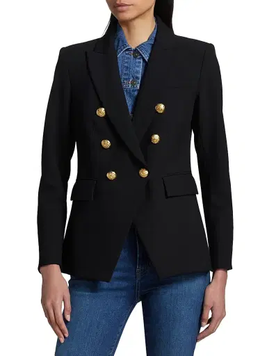 Veronica Beard Women's Miller Dickey Jacket - Black Gold - Size 24 | Thumbnail 3 Veronica Beard Women's Miller Dickey Jacket - Black Gold - Size 24 | Thumbnail 3