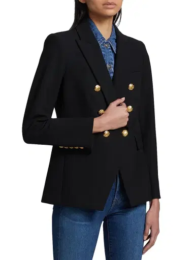 Veronica Beard Women's Miller Dickey Jacket - Black Gold - Size 24 | Thumbnail 4 Veronica Beard Women's Miller Dickey Jacket - Black Gold - Size 24 | Thumbnail 4