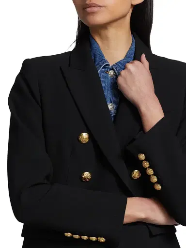 Veronica Beard Women's Miller Dickey Jacket - Black Gold - Size 24 | Thumbnail 6 Veronica Beard Women's Miller Dickey Jacket - Black Gold - Size 24 | Thumbnail 6