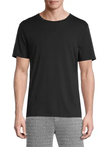 Vince Men's Crewneck Short-Sleeve T-Shirt - Black - Size XXL | Thumbnail 3