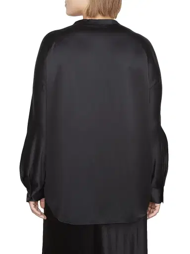 Vince Women's Silk Long-Sleeve Blouse - Black - Size 22 | Thumbnail 9