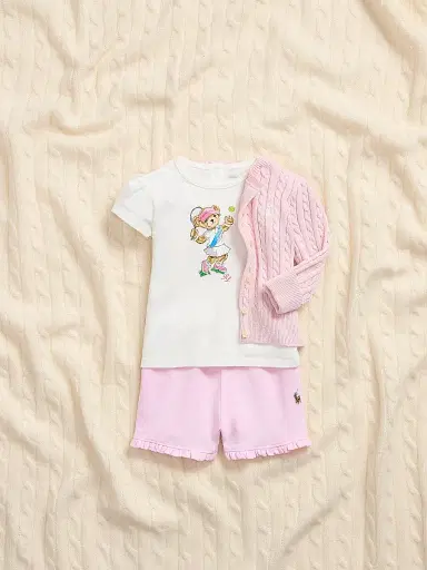 Polo Ralph Lauren Girl's Cable-Knit Cotton Cardigan | Thumbnail 6 Polo Ralph Lauren Girl's Cable-Knit Cotton Cardigan | Thumbnail 6