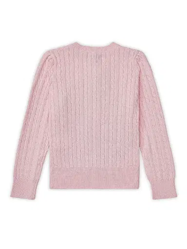 Polo Ralph Lauren Girl's Cable-Knit Cotton Cardigan | Thumbnail 1 Polo Ralph Lauren Girl's Cable-Knit Cotton Cardigan | Thumbnail 1