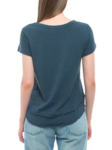 Wilt Women's Short Sleeve Mock Layer T-Shirt - Legion Blue | Thumbnail 5
