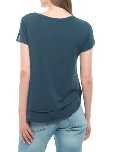 Wilt Women's Short Sleeve Mock Layer T-Shirt - Legion Blue | Thumbnail 6