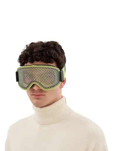 Gucci Men's Ski Mask 99MM Logo-Detail Goggles | Thumbnail 2 Gucci Men's Ski Mask 99MM Logo-Detail Goggles | Thumbnail 2