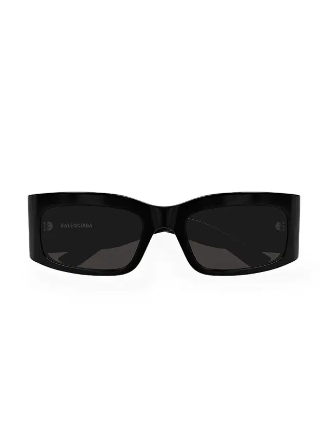 Balenciaga Men's Paper 56MM Rectangular Sunglasses
