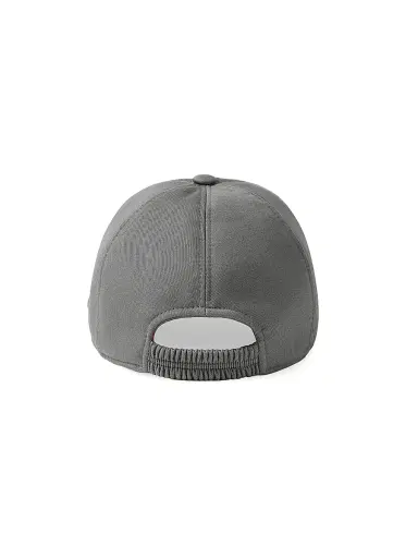 Zegna Men's Cotton Baseball Cap - Dark Taupe | Thumbnail 2