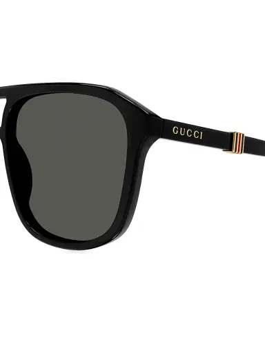 Gucci Men's Running Web GG1494S 57MM Navigator Sunglasses | Thumbnail 4