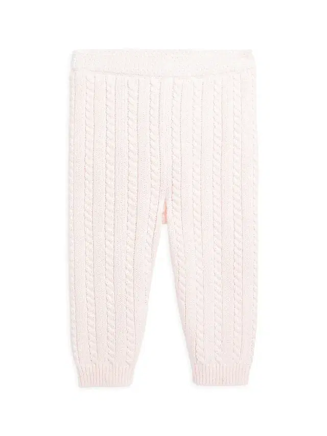 Baby Boy's Knit Pants - Delicate Pink 9 Months