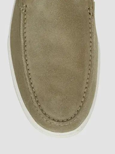 Vince Men's Sonoma Suede Slip-On Shoes - Flint - Size 9.5 | Thumbnail 4