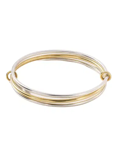 Spinelli Kilcollin Lumin Set Of Three 18-karat Yellow And White Gold Bracelets | Thumbnail 1