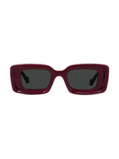 Loewe Women's Chunky Anagram Rectangle Sunglasses | Thumbnail 2