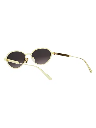 Dior Women's Cannage R1U 53MM Oval Sunglasses - Gold Grey | Thumbnail 3 Dior Women's Cannage R1U 53MM Oval Sunglasses - Gold Grey | Thumbnail 3
