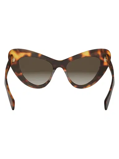 CELINE Women's Triomphe Mini HD 52MM Cat-Eye Sunglasses - Blonde Havana Gradient Brown | Thumbnail 5