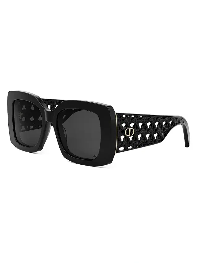 Dior Women's Very S1I 54MM Square Sunglasses - Dark Grey Black