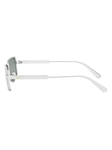 Dior Women's Cannage S2U 55MM Rectangular Sunglasses - Silver Grey | Thumbnail 3