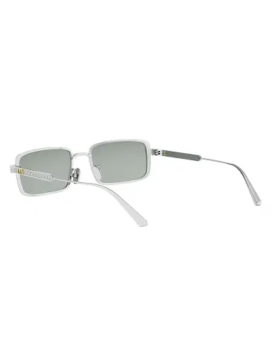 Dior Women's Cannage S2U 55MM Rectangular Sunglasses - Silver Grey | Thumbnail 4