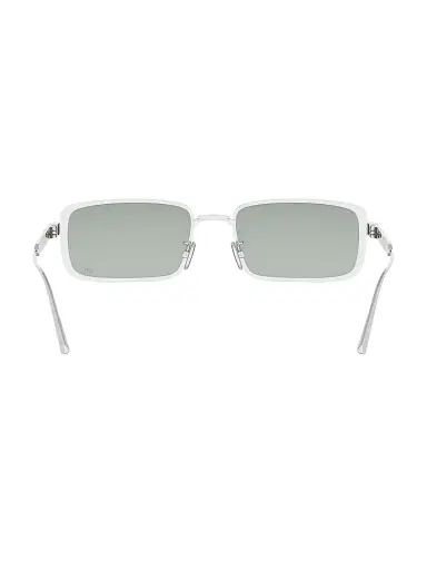 Dior Women's Cannage S2U 55MM Rectangular Sunglasses - Silver Grey | Thumbnail 5