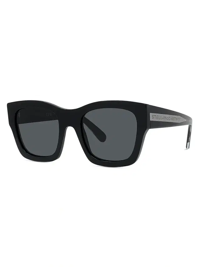 Stella McCartney Women's 54MM Square Sunglasses - Black