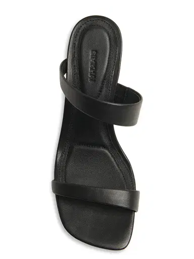 Simkhai Women's Marion 75MM Seashell-Heel Leather Sandals - Black Gold - Size 5 | Thumbnail 3 Simkhai Women's Marion 75MM Seashell-Heel Leather Sandals - Black Gold - Size 5 | Thumbnail 3