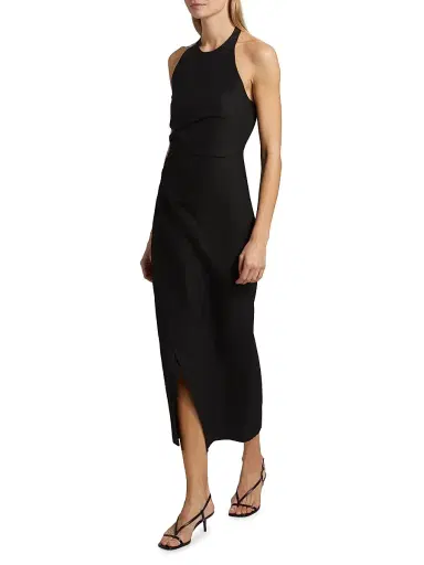 A.L.C. Women's Sylvie Halterneck Midi-Dress - Black - Size 14 | Thumbnail 2 A.L.C. Women's Sylvie Halterneck Midi-Dress - Black - Size 14 | Thumbnail 2