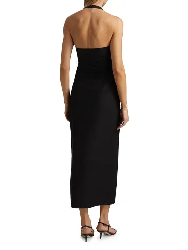 A.L.C. Women's Sylvie Halterneck Midi-Dress - Black - Size 14 | Thumbnail 5 A.L.C. Women's Sylvie Halterneck Midi-Dress - Black - Size 14 | Thumbnail 5