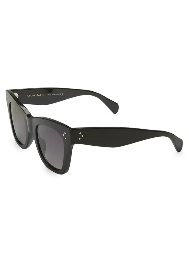 CELINE Women's 50MM Square Cat-Eye Sunglasses - Black