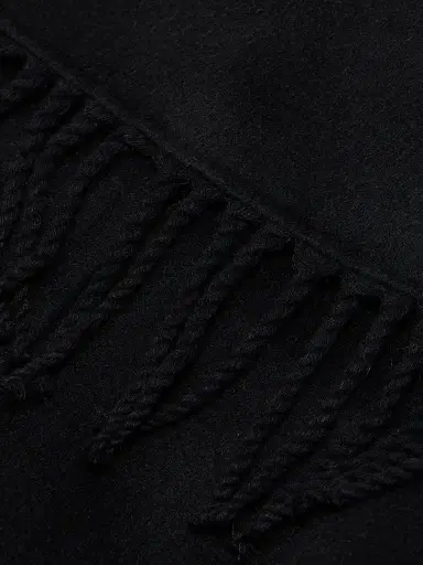 Simkhai Women's Carrie Fringed Wool-Blend Coat - Black - Size Large | Thumbnail 7 Simkhai Women's Carrie Fringed Wool-Blend Coat - Black - Size Large | Thumbnail 7