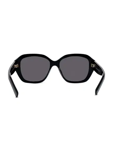 Givenchy Women's GVDay 55MM Round Sunglasses - Shiny Black Smoke | Thumbnail 5