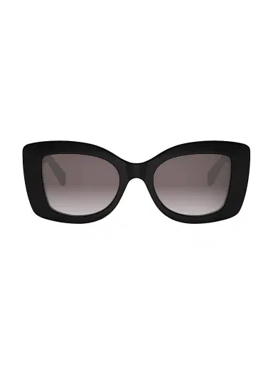 CELINE Women's Celine 3 Dots 52MM Geometric Sunglasses - Shiny Black Gradient Roviex | Thumbnail 2
