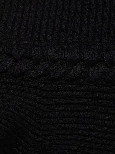 Simkhai Women's Andi Knit Peplum Jacket - Black - Size XL | Thumbnail 6 Simkhai Women's Andi Knit Peplum Jacket - Black - Size XL | Thumbnail 6