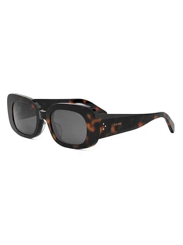 CELINE Women's Bold 3 Dots 51MM Rectangular Sunglasses - Dark Havana Grey