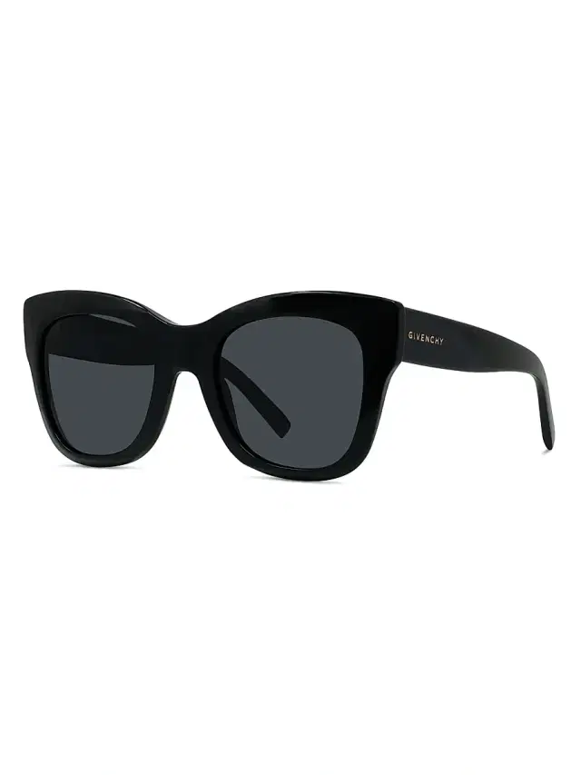 Givenchy Women's City 53MM Geometric Sunglasses - Black