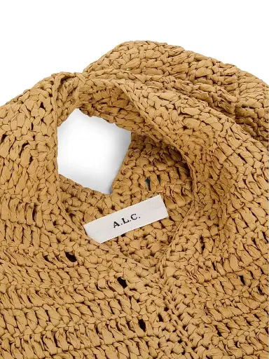 A.L.C. Women's Simone Woven Top Handle Bag - Desert Palm | Thumbnail 4