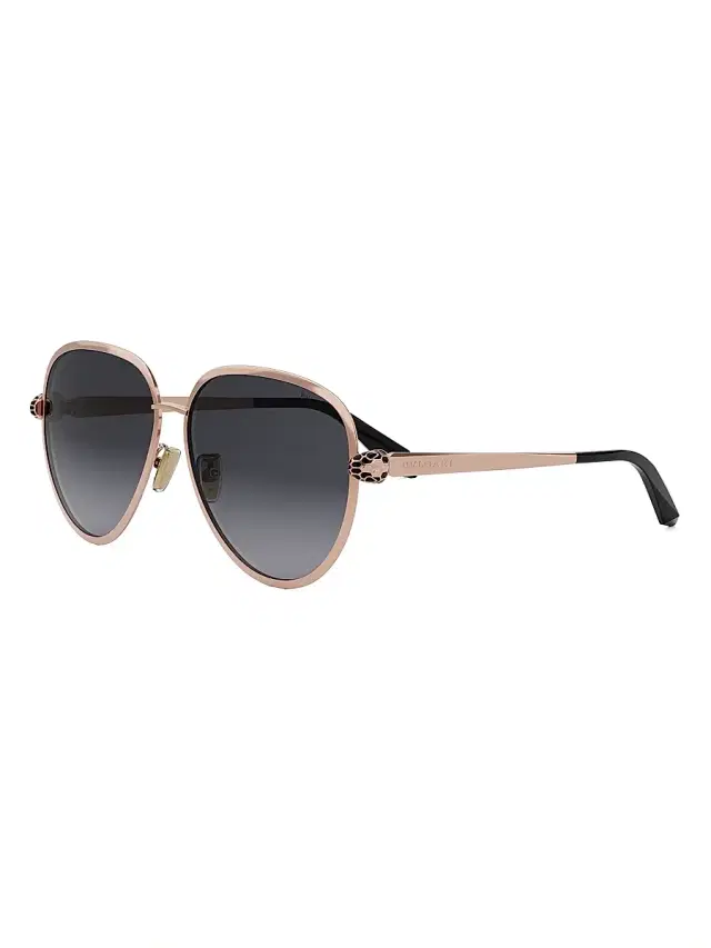 BVLGARI Women's Serpenti Forever 59MM Pilot Sunglasses - Shiny Rose Gold Gradient Smoke