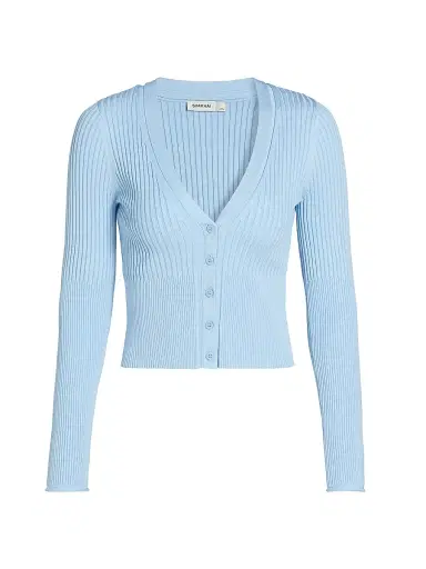 Simkhai Women's Ailany Rib-Knit Cardigan - Tidepool - Size XS | Thumbnail 1