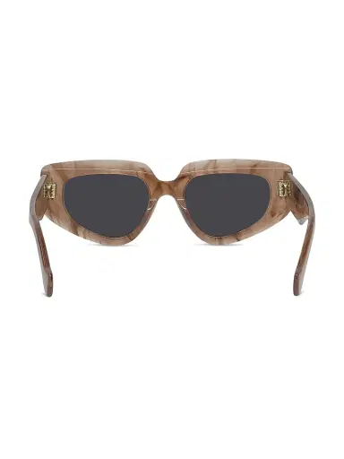 Loewe Women's Anagram 51MM Butterfly Sunglasses - Coloured Horn Smoke | Thumbnail 5